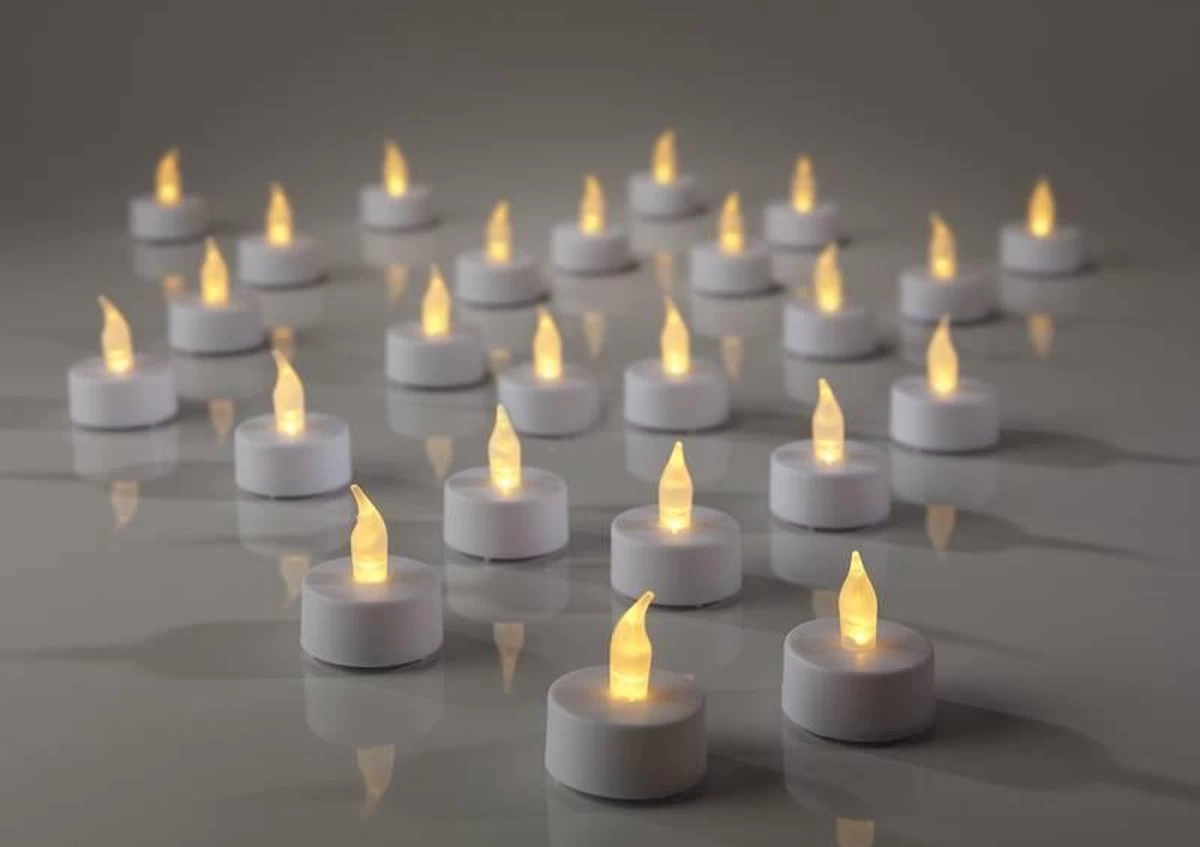 Merkloos Box Met 24 LED-Theelichtjes 8 Merkloos Box Met 24 LED-Theelichtjes - Afbeelding 6