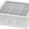 Merkloos Witte Houten Theedoos 9-vaks 23 Cm - Theedozen/theekisten Van Hout 23 Cm -Koffie Series Winkel 1200x847 4