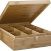 Bredemeijer - Theedoos 9-vaks Gesloten Bamboe Natural -Koffie Series Winkel 1200x868 2