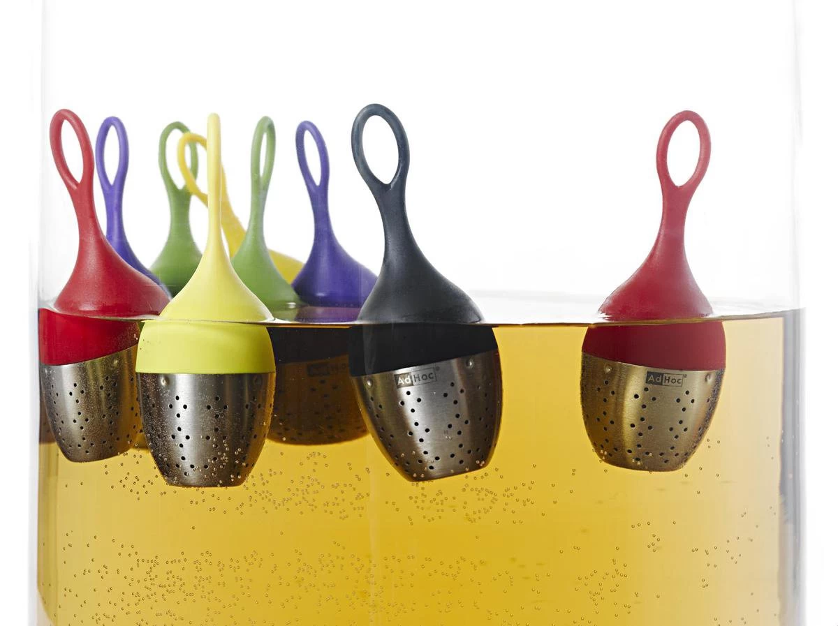 AdHoc Floatea Drijvend Thee-ei - H 130mm - Zwart 10 AdHoc Floatea Drijvend Thee-ei - H 130mm - Zwart - Afbeelding 8