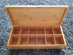 Theedoos Bamboe - Thee - 12 Vaks -Koffie Series Winkel 1200x900 10