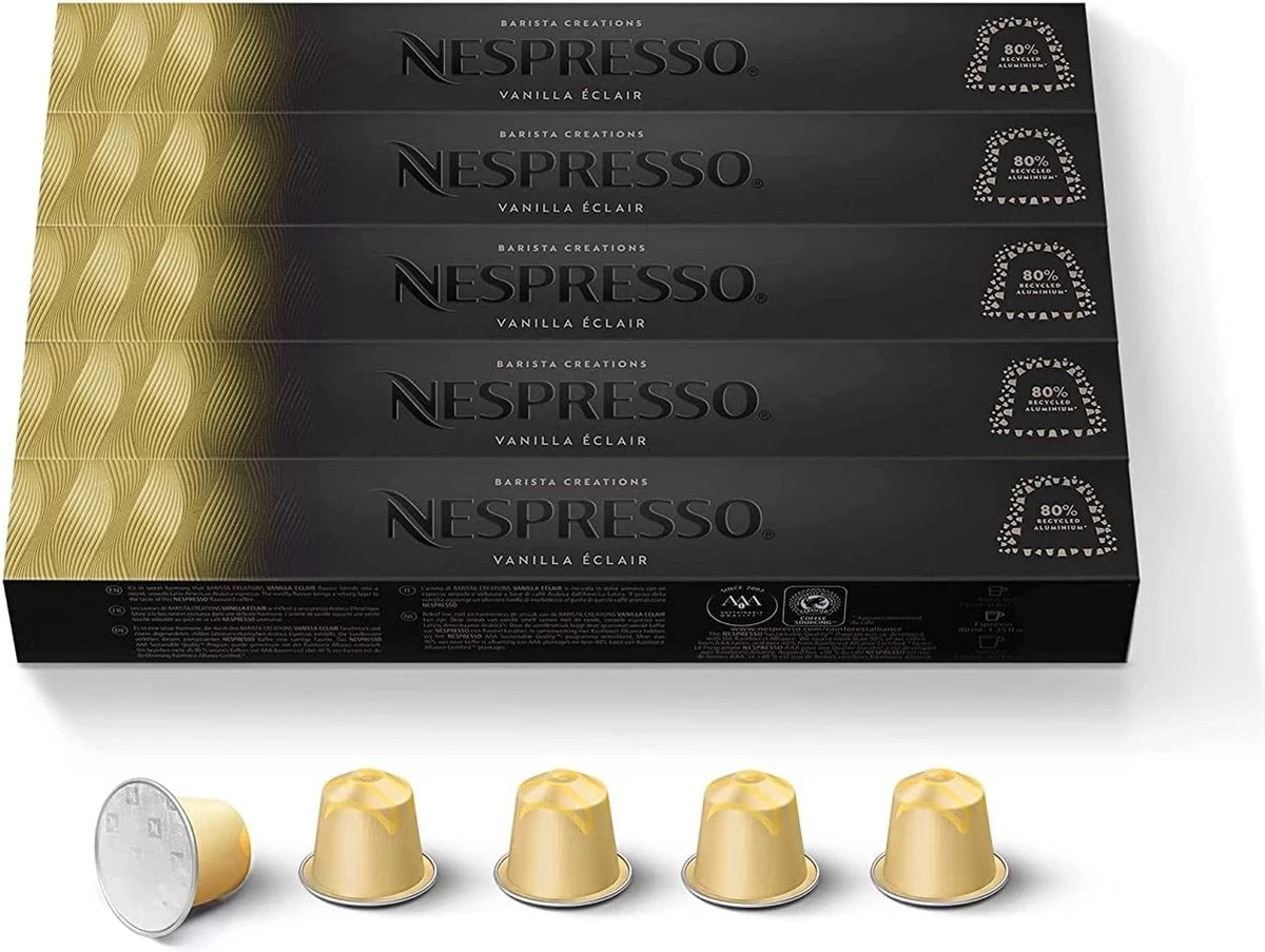 Nespresso - Vanilla Eclair - Coffee Cups - 100 Stuks 3 Nespresso - Vanilla Eclair - Coffee Cups - 100 Stuks