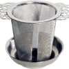 Theefilter RVS - Theezeef Losse Thee Voor Kop Of Hele Pot Met Houder En Lekbakje -Koffie Series Winkel 1200x914