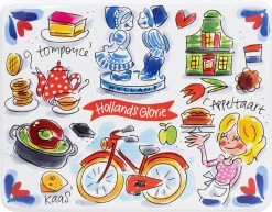 Theeblik - 25 Cm - Hollandse Cadeautjes - Holland Souvenir - Typisch Nederlands