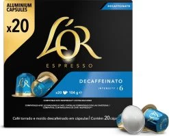 L'OR Espresso Decaffeinato (6) - 10 X 20 Koffiecups -Koffie Series Winkel 1200x968 1