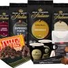 Gran Maestro Italiano - Koffiebonen Proefpakket - Koffie Cadeaupakket - 4 Soorten Koffie, Tony's Chocolonely Karamel Zeezout, Cantuccini Koekjes En Bekers -Koffie Series Winkel 1200x974