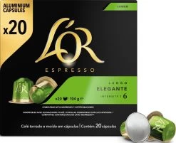 L'OR Lungo Elegante Koffiecups - Intensiteit 6/12 - 10 X 20 Capsules -Koffie Series Winkel 1200x975 3