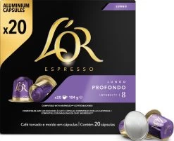 L'OR Lungo Profondo Koffiecups - Intensiteit 8/12 - 10 X 20 Capsules -Koffie Series Winkel 1200x975 4