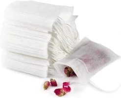 Merkloos 100 Lege Theezakjes - 5 X 7 CM