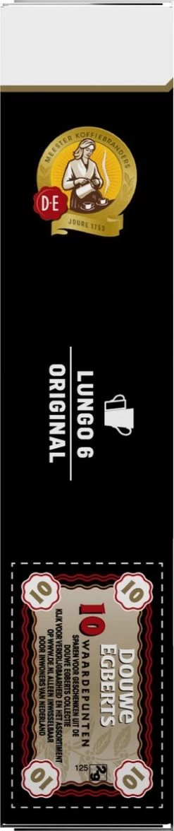 Douwe Egberts Lungo Original Koffiecups - Intensiteit 6/12 - 10 X 10 Capsules -Koffie Series Winkel 252x1200 2