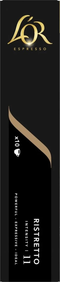 L'OR Espresso Ristretto (11) - 10 X 10 Koffiecups -Koffie Series Winkel 255x1200 1