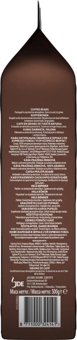 L'OR Espresso Forza Koffiebonen (9) - 4 X 500 Gram -Koffie Series Winkel 273x1200 1