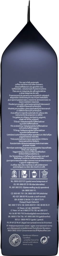 L'OR Espresso Fortissimo Koffiebonen (10) - 4 X 500 Gram -Koffie Series Winkel 276x1200 1