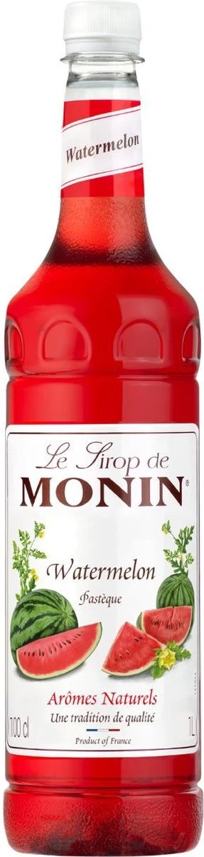 Monin Watermeloen Koffiesiroop 1 Liter Fles XL 3 Monin Watermeloen Koffiesiroop 1 Liter Fles XL