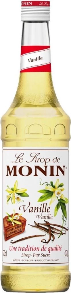 Monin Vanille Koffie Siroop Fles 70cl