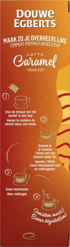 Douwe Egberts Verwenkoffie Latte Caramel Oploskoffie - 5 X 8 Zakjes -Koffie Series Winkel 343x1200 6