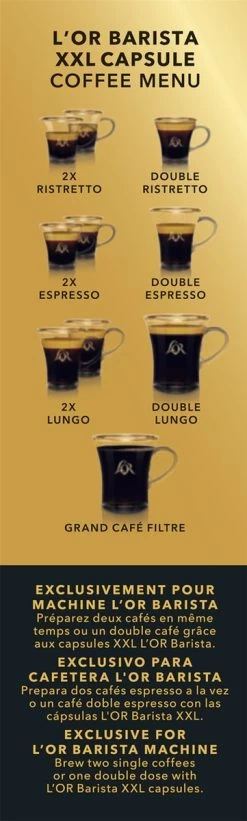 L'OR BARISTA XXL Ristretto (11) - 5 X 10 Koffiecups -Koffie Series Winkel 361x1200 3
