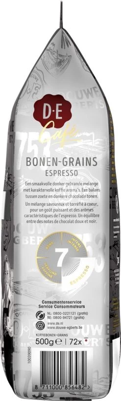 Douwe Egberts D.E Café Espresso Koffiebonen - Intensiteit 7/9 - 4 X 500 Gram -Koffie Series Winkel 364x1200 19