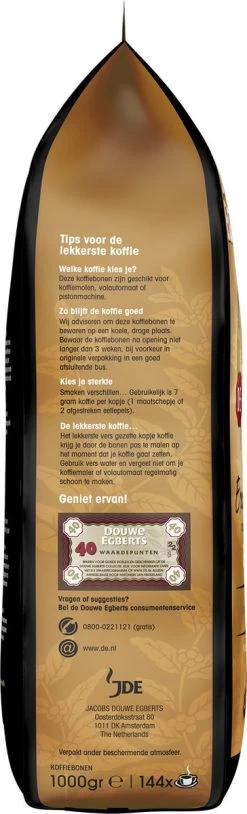 Douwe Egberts Excellent Gold Koffiebonen - 5/9 Intensiteit - 4 X 1kg 11 Douwe Egberts Excellent Gold Koffiebonen - 5/9 Intensiteit - 4 X 1kg -Koffie Series Winkel 364x1200 7