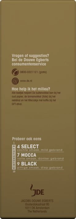 Douwe Egberts Excellent Filterkoffie - 6 X 500 Gram -Koffie Series Winkel 420x1200 3