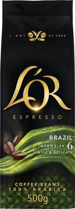 L'OR Espresso Origins Brazil Koffiebonen (6) - 4 X 500 Gram -Koffie Series Winkel 429x1200