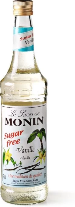 Monin Koffiesiroop Vanille Suikervrij - 70 Cl