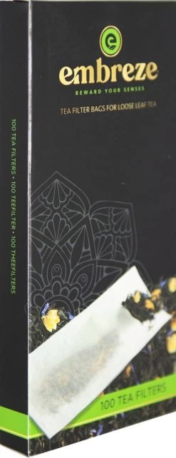 Embreze Theefilter Voor Losse Thee | 100% Chloorvrij | 100 Theefilters -Koffie Series Winkel 461x1200 1