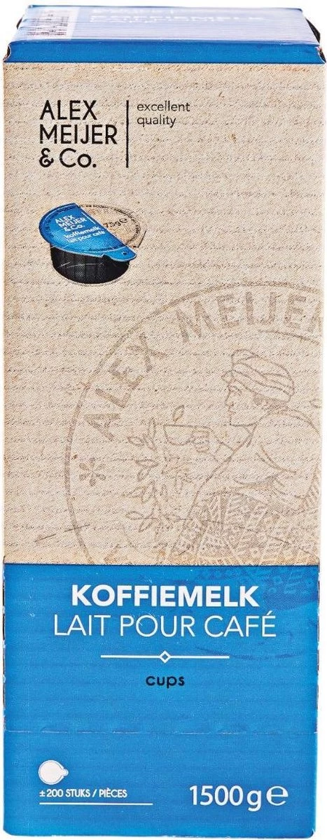 Alex Meijer Koffiemelk Cups Halfvolle Melk - 200 Stuks 3 Alex Meijer Koffiemelk Cups Halfvolle Melk - 200 Stuks