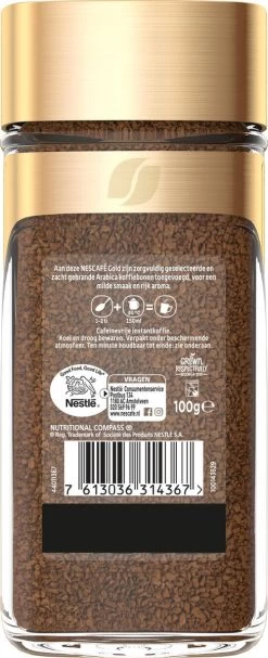 Nescafé Gold Decafé Oploskoffie - 6 Potten à 100 Gram -Koffie Series Winkel 488x1200