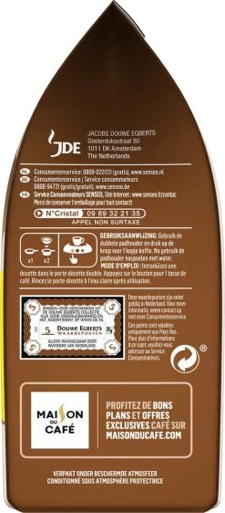 Senseo Cappuccino Koffiepads - 2/9 Intensiteit - 4 X 16 Pads - Voordeelverpakking -Koffie Series Winkel 527x1200 1