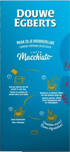 Douwe Egberts Verwenkoffie Latte Macchiato Oploskoffie - 5 X 8 Zakjes -Koffie Series Winkel 559x1200 1