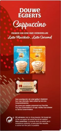 Douwe Egberts Verwenkoffie Cappuccino Oploskoffie - 5 X 10 Zakjes -Koffie Series Winkel 560x1200 1