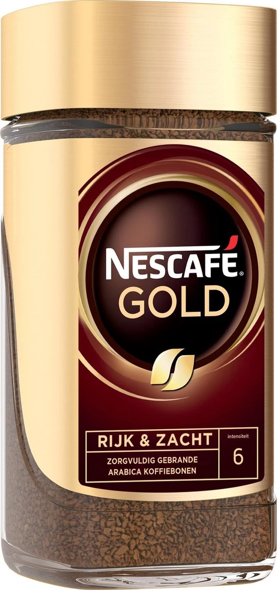 Nescafé Gold Oploskoffie - 6 Potten à 200 Gram 7 Nescafé Gold Oploskoffie - 6 Potten à 200 Gram - Afbeelding 5