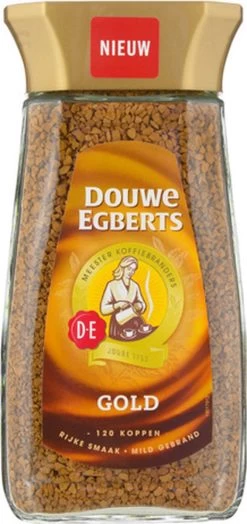 Douwe Egberts Gold Oploskoffie - 6 X Pot Van 200 Gram -Koffie Series Winkel 566x1200 1