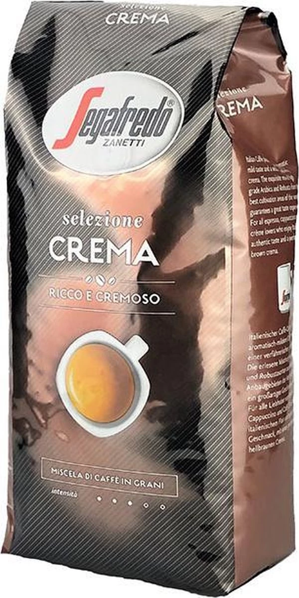 Segafredo Selezione Crema Koffiebonen - 8 X 1 Kg 3 Segafredo Selezione Crema Koffiebonen - 8 X 1 Kg - Afbeelding 2