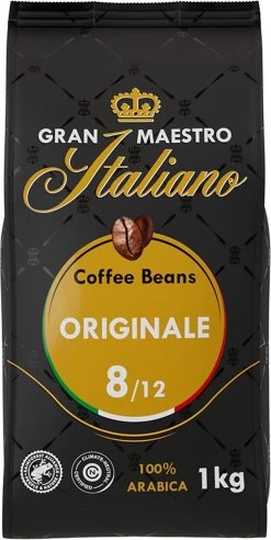 Gran Maestro Italiano - Orginale - Koffiebonen - Bonen Voor Espresso En Lungo - Arabica – 4 X 1kg -Koffie Series Winkel 602x1200 3