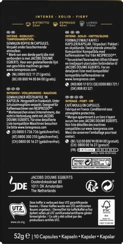 L'OR Espresso Forza Koffiecups - Intensiteit 9/12 - 10 X 10 Capsules 14 L'OR Espresso Forza Koffiecups - Intensiteit 9/12 - 10 X 10 Capsules -Koffie Series Winkel 606x1200 8