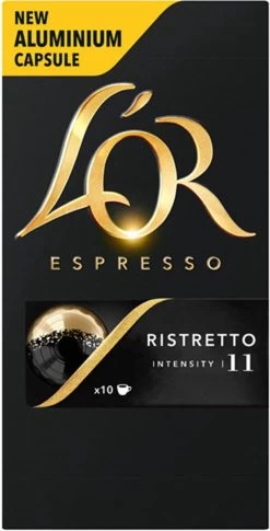 L'OR Espresso Ristretto (11) - 10 X 10 Koffiecups -Koffie Series Winkel 611x1200