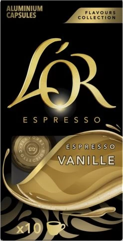 L'OR Espresso Vanille Koffiecups - 10 X 10 Capsules -Koffie Series Winkel 612x1200 2