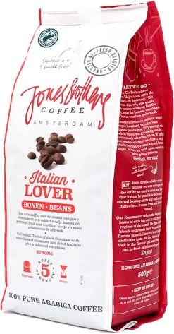 Jones Brothers Coffee Koffiebonen Italian Lover – 6 X 500 Gram -Koffie Series Winkel 627x1200 2