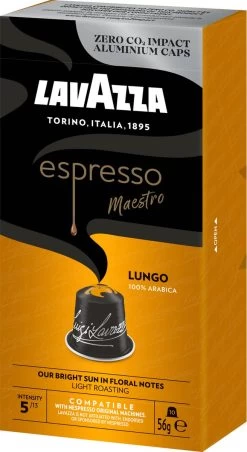 Lavazza Espresso Lungo - Aluminium Nespresso Capsules - 10 Stuks -Koffie Series Winkel 656x1200 1