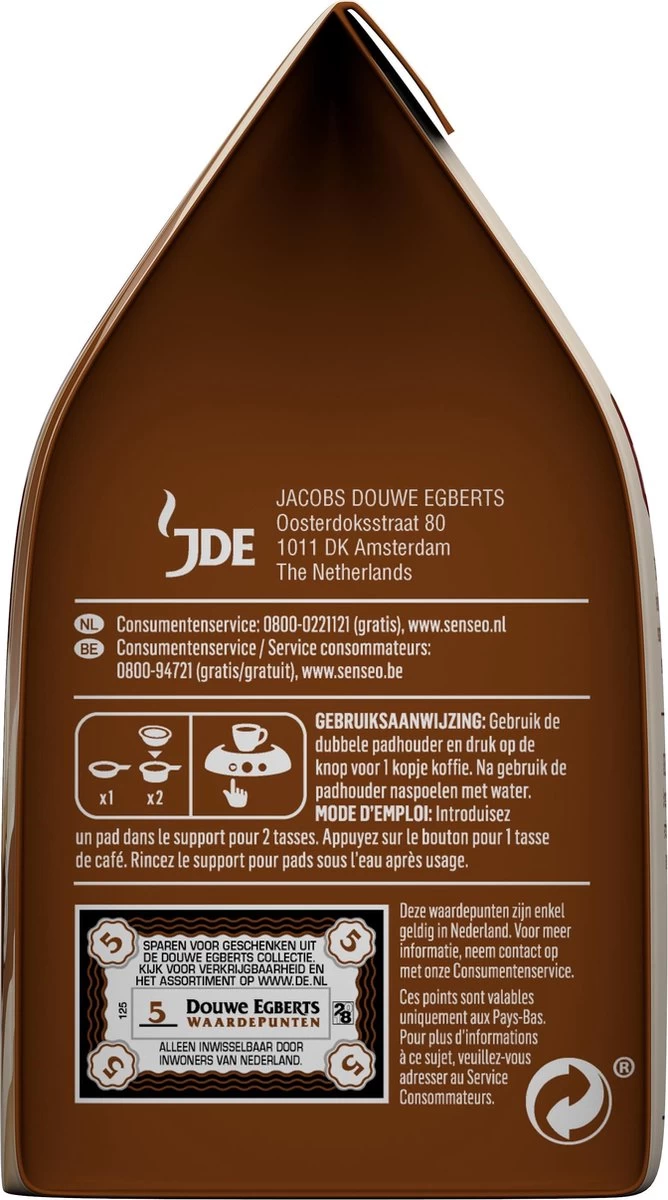 Senseo Cappuccino Koffiepads - 2/9 Intensiteit - 10 X 8 Pads 7 Senseo Cappuccino Koffiepads - 2/9 Intensiteit - 10 X 8 Pads - Afbeelding 5