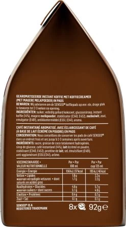 Senseo Cappuccino Koffiepads - 2/9 Intensiteit - 10 X 8 Pads 18 Senseo Cappuccino Koffiepads - 2/9 Intensiteit - 10 X 8 Pads -Koffie Series Winkel 668x1200 3