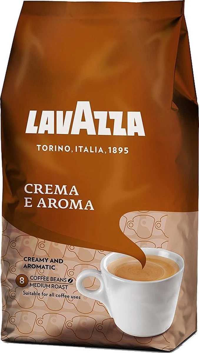 Lavazza Crema E Aroma Koffiebonen - 6 X 1 Kg 5 Lavazza Crema E Aroma Koffiebonen - 6 X 1 Kg - Afbeelding 3