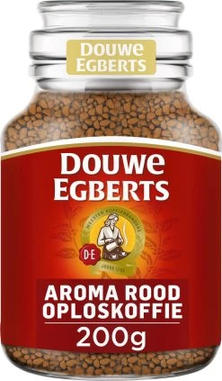 Douwe Egberts Aroma Rood Oploskoffie - 6 X Pot Van 200 Gram -Koffie Series Winkel 701x1200
