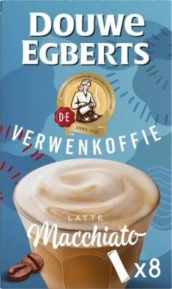 Douwe Egberts Verwenkoffie Latte Macchiato Oploskoffie - 5 X 8 Zakjes -Koffie Series Winkel 713x1200 3