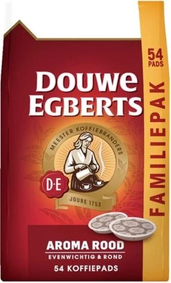 Douwe Egberts Aroma Rood Koffiepads - 4 X 54 Pads -Koffie Series Winkel 726x1200 1