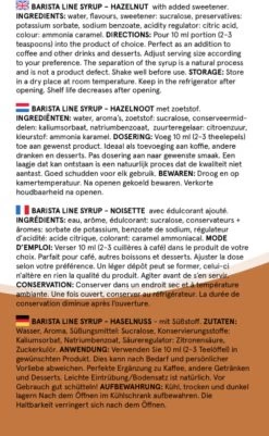 Fitcy | Koffiesiroop | Hazelnoot | Barista Syrup | Zero | Vegan | Vetvrij | Suikervrij | Keto-vriendelijk | Koffie | Siroop | MET DOSEERPOMP | 1L -Koffie Series Winkel 739x1200