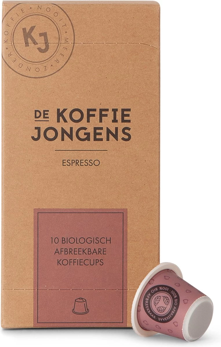 Biologisch Afbreekbare Koffiecups - Espresso 180x - De Koffiejongens 3 Biologisch Afbreekbare Koffiecups - Espresso 180x - De Koffiejongens