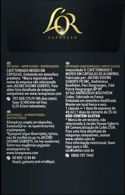 L'OR Espresso Forza Koffiecups - Intensiteit 9/12 - 4 X 40 Capsules -Koffie Series Winkel 770x1200 2